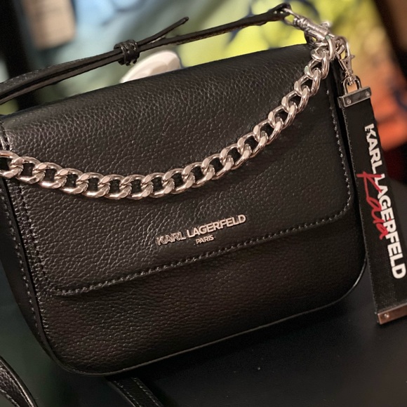 Karl Lagerfeld Small Flap with KeyChain - Picture 5 of 6